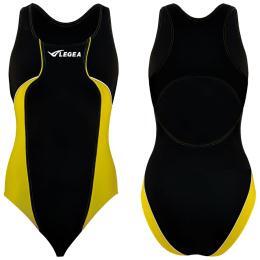 Fato de Banho Mulher Panarea Amarelo-Preto 2/2