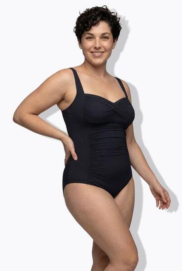 Femme Maillot de bain structure fine drapé