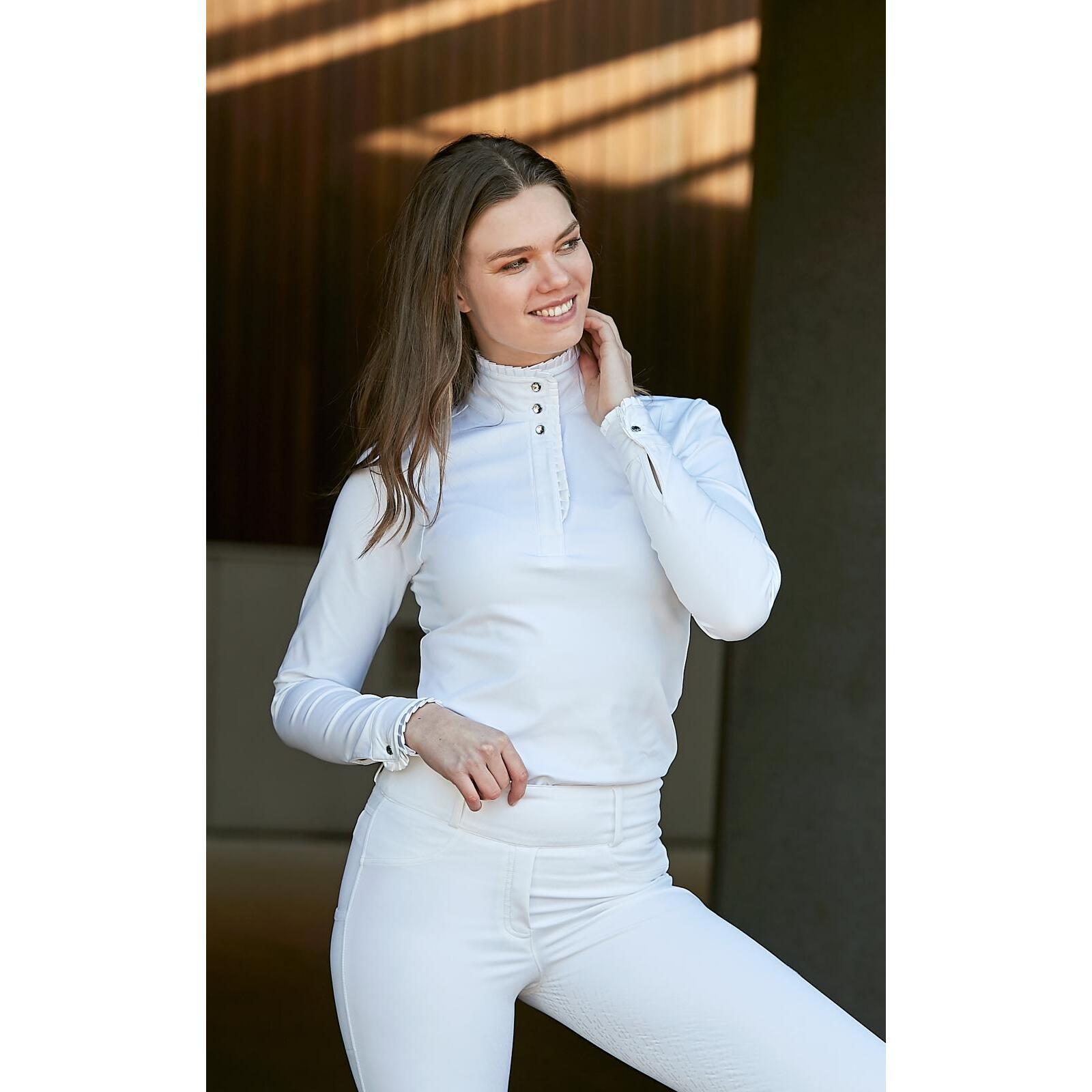 Chemise d'équitation de concours femme Equipage Lesley 2/5