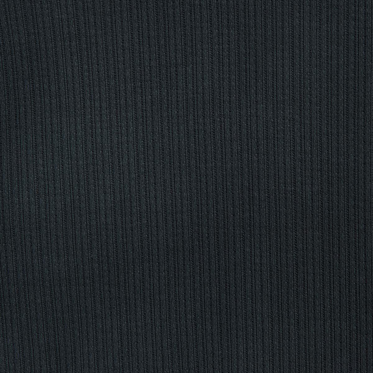 Camisa de manga corta de algodón jacquard gris carbón 5/6