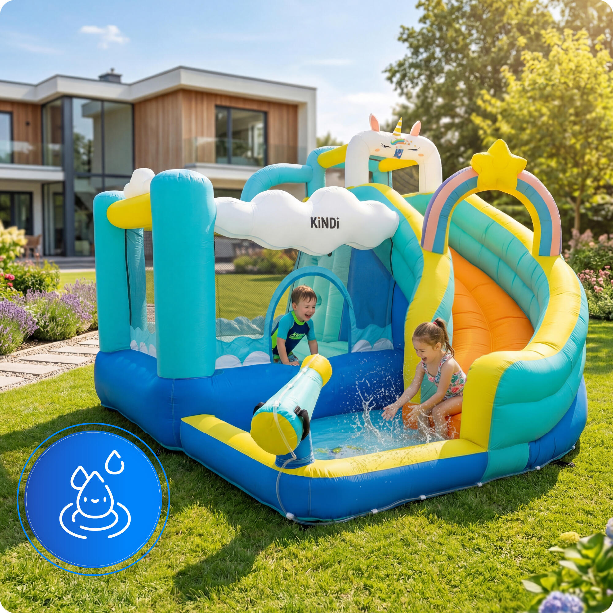 Aufblasbarer Gartenspielplatz KiNDi DPZ014 3/7