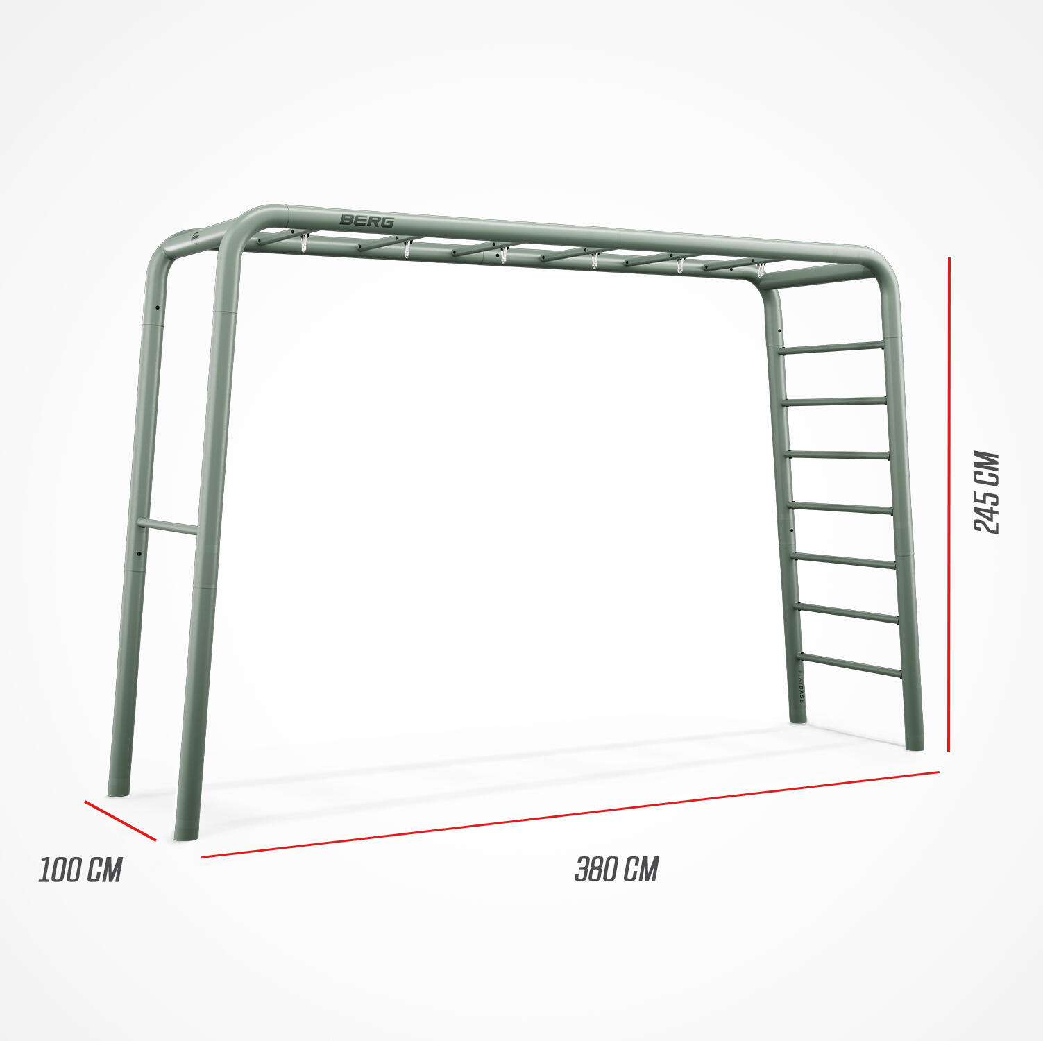 Plac Zabaw i Fitness, PlayBase Large + Peak set Zielony 7/7