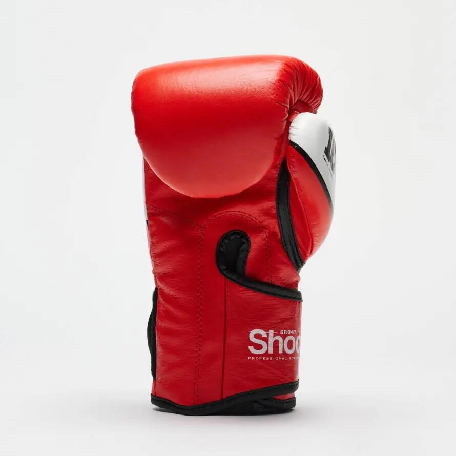 Gants de Boxe - Shock, Leone -  10 Oz -  Rouge - Matière : list: Cuir|Cuir PU 3/7