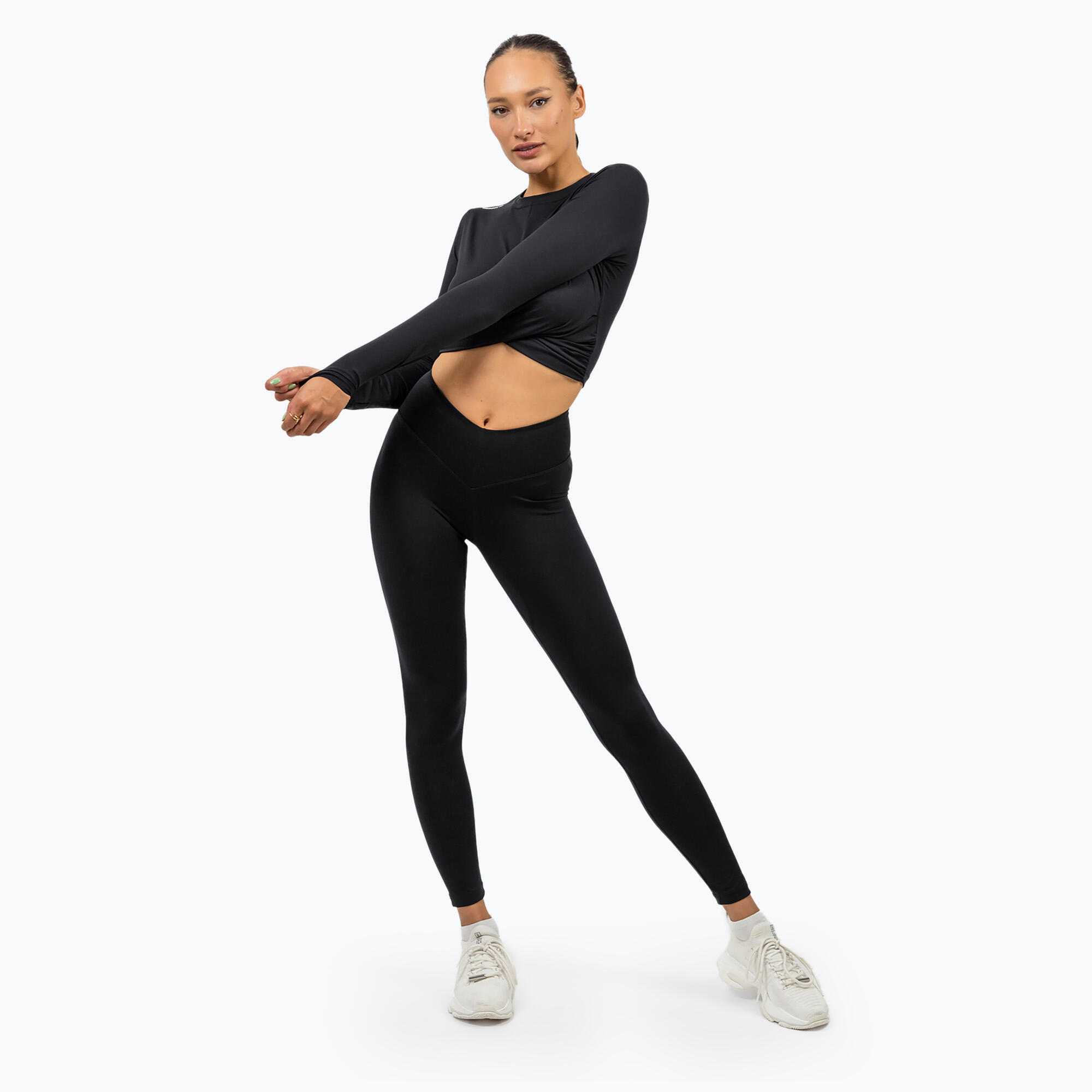 Top treningowy damski NEBBIA Elevated black