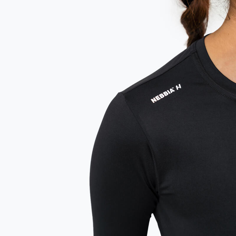 Top de antrenament pentru femei NEBBIA Elevated negru