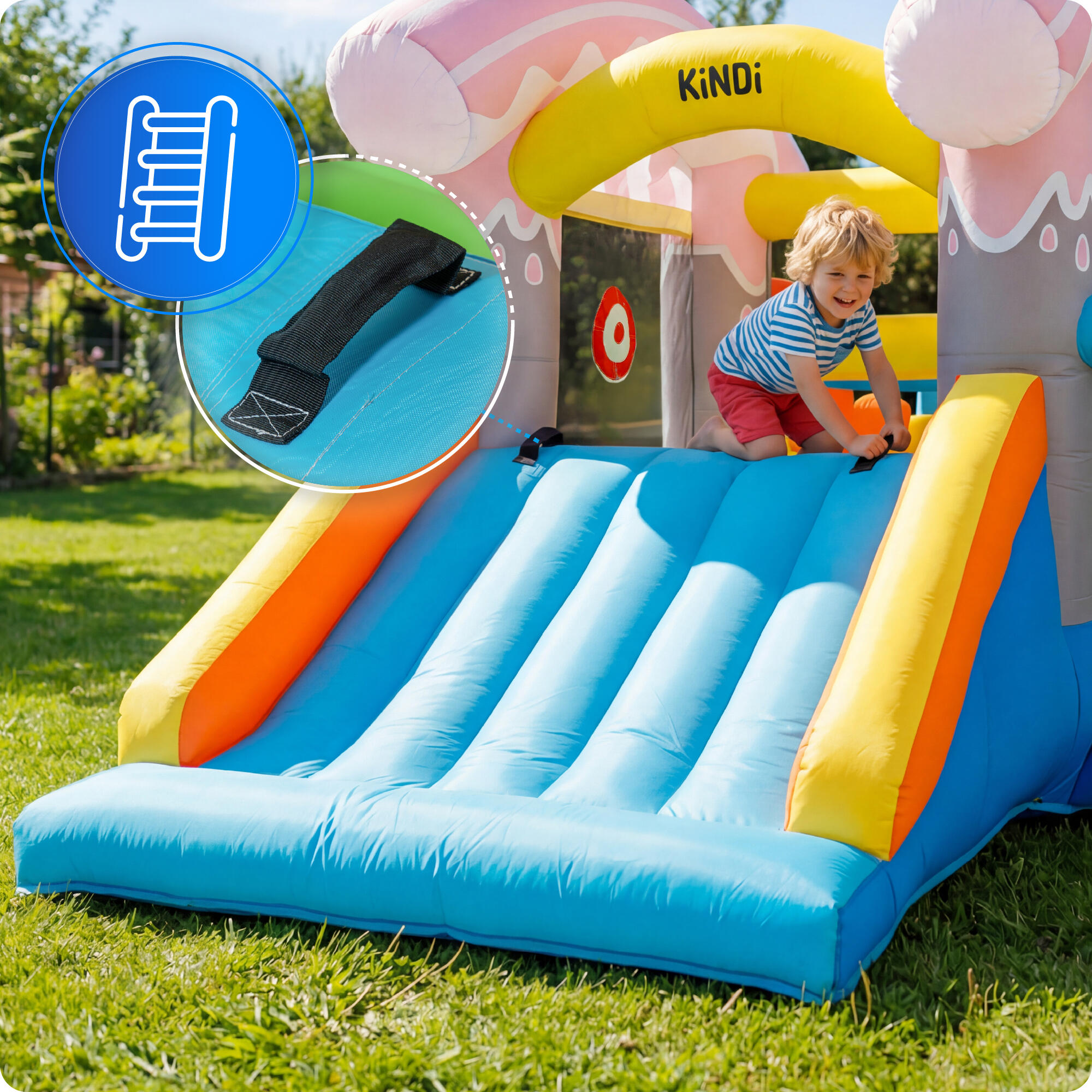 Aufblasbarer Gartenspielplatz KiNDi DPZ013 5/7