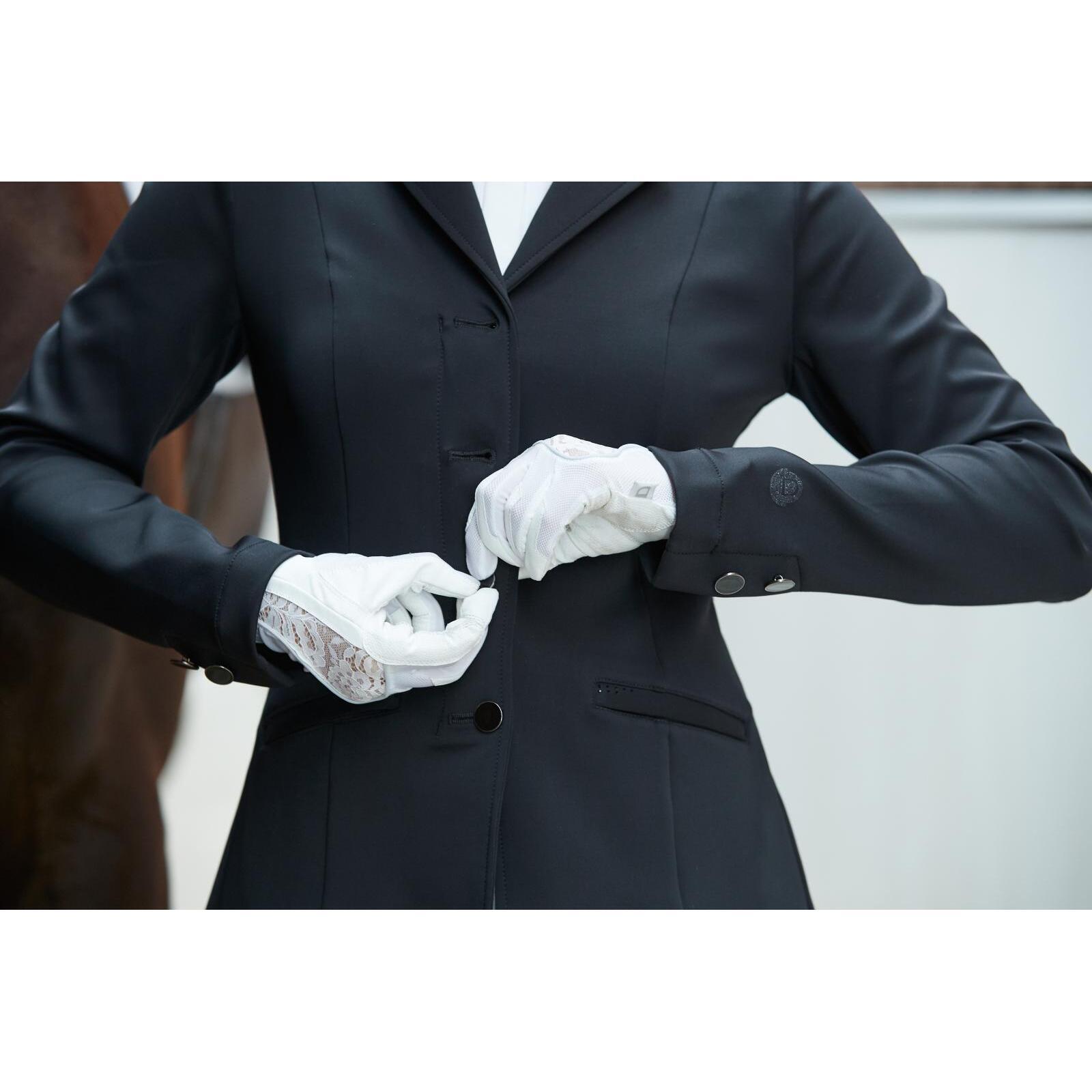 Rijhandschoenen met kant voor dames Equipage Larissa 4/5