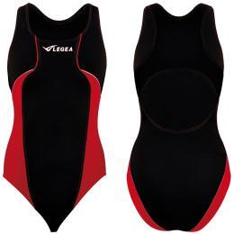 Maillot de bain Femme Natation Panarea Rouge-Noir 2/2