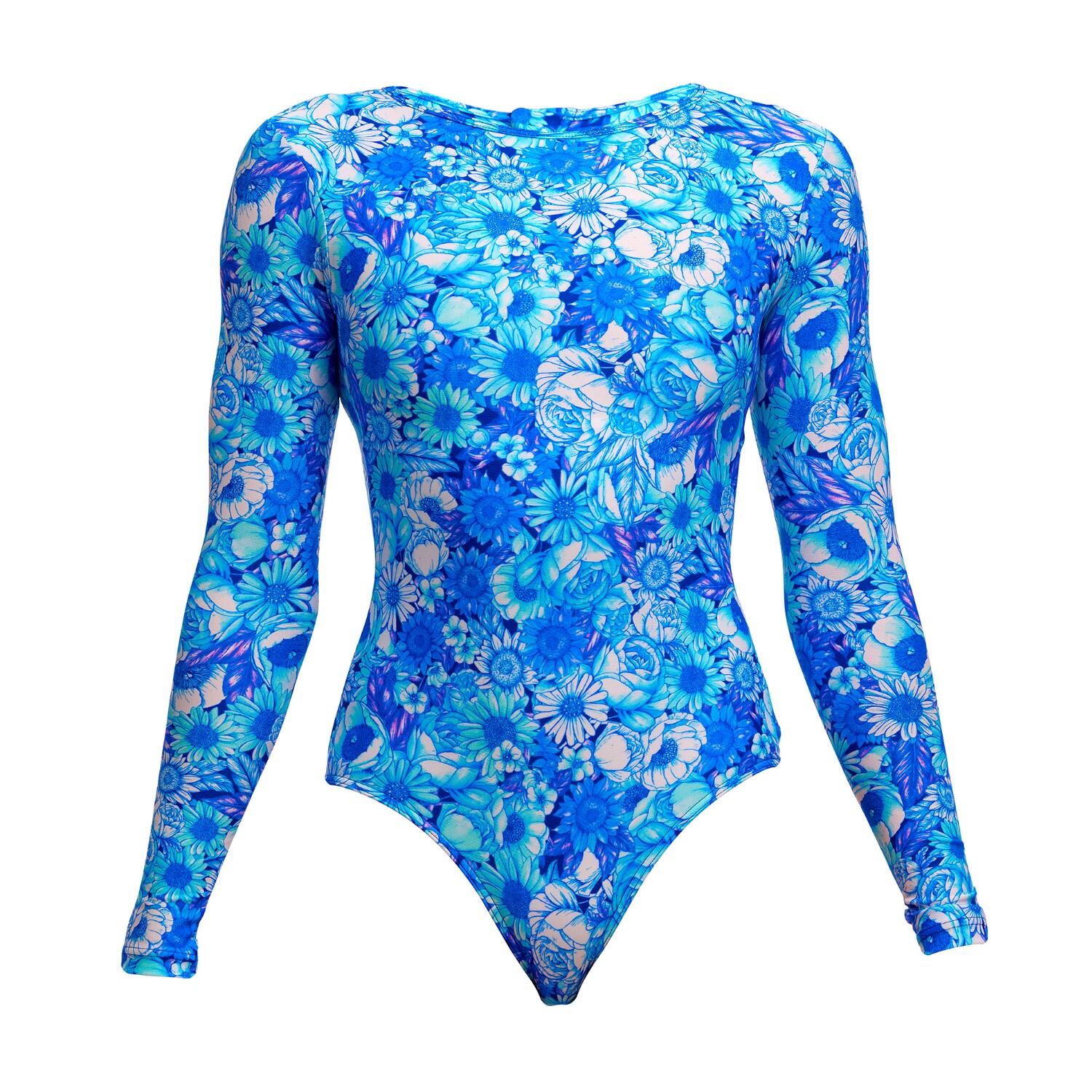 Funkita Badeanzug langarm für Damen chlorresistent 4/5