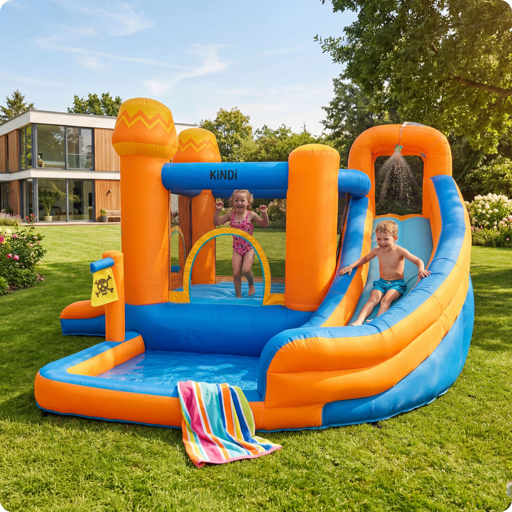 Aufblasbarer Gartenspielplatz KiNDi DPZ012 3/7