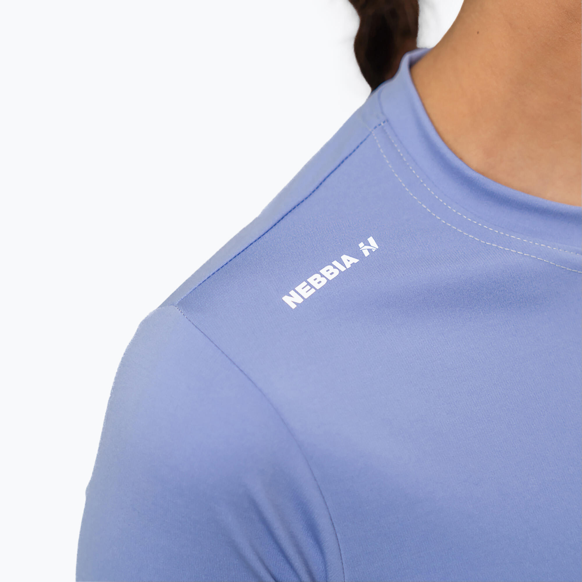 Top deportivo femenino NEBBIA Elevated color púrpura claro 6/7