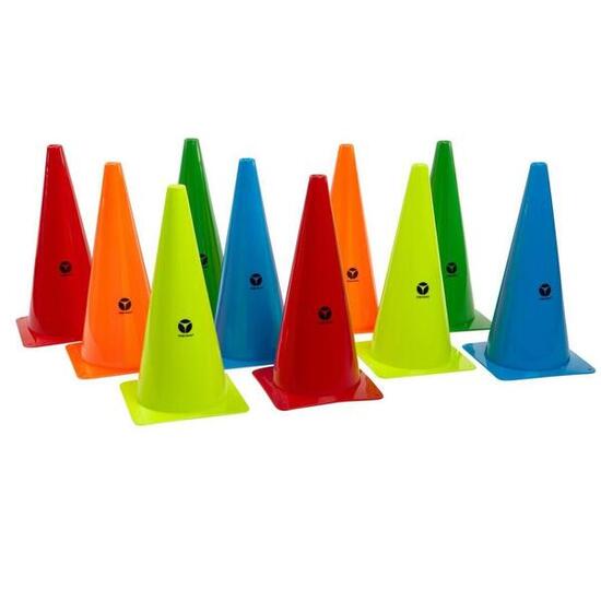Zestaw 10 stożków treningowych Tanga sports Marker Maxi