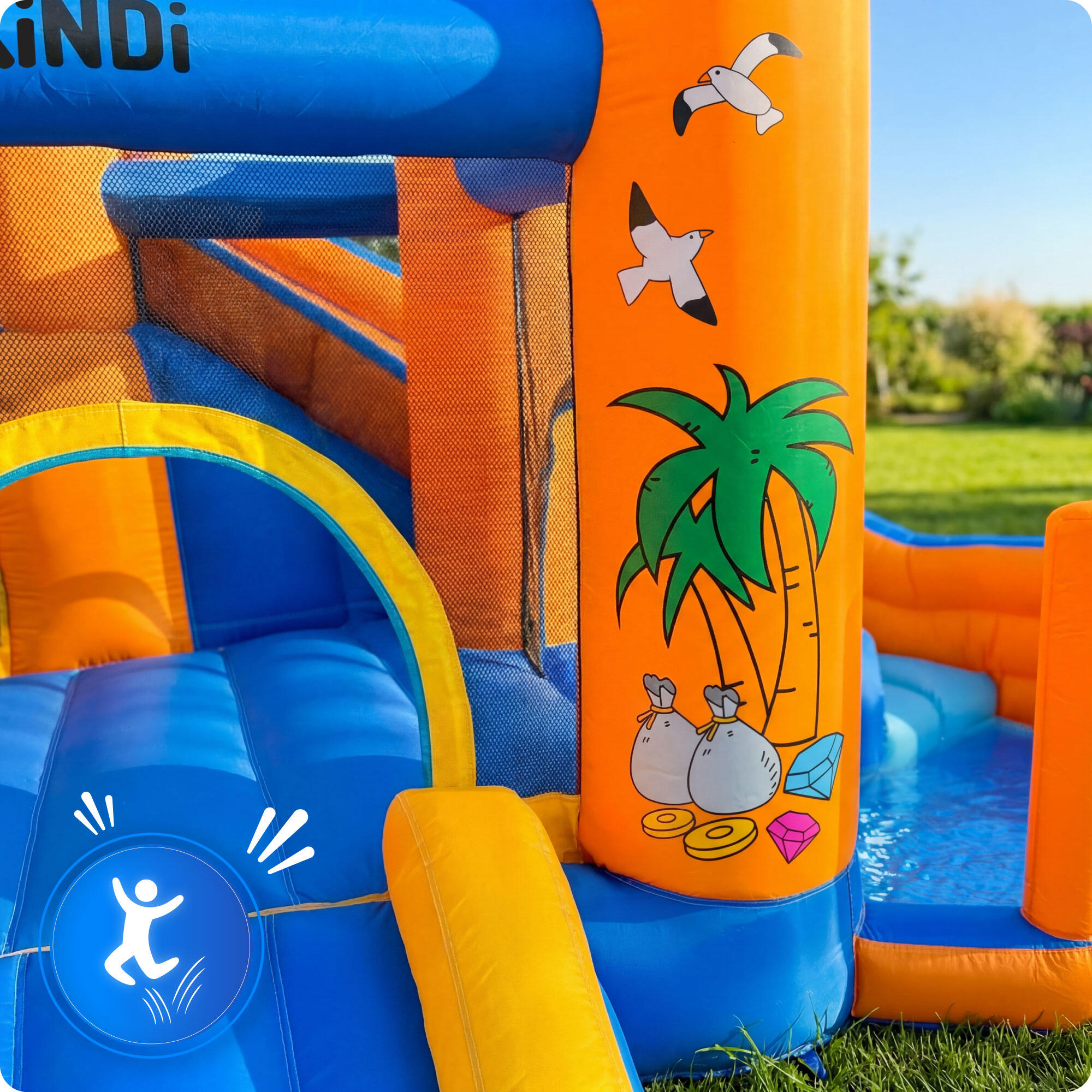 Aufblasbarer Gartenspielplatz KiNDi DPZ012 5/7