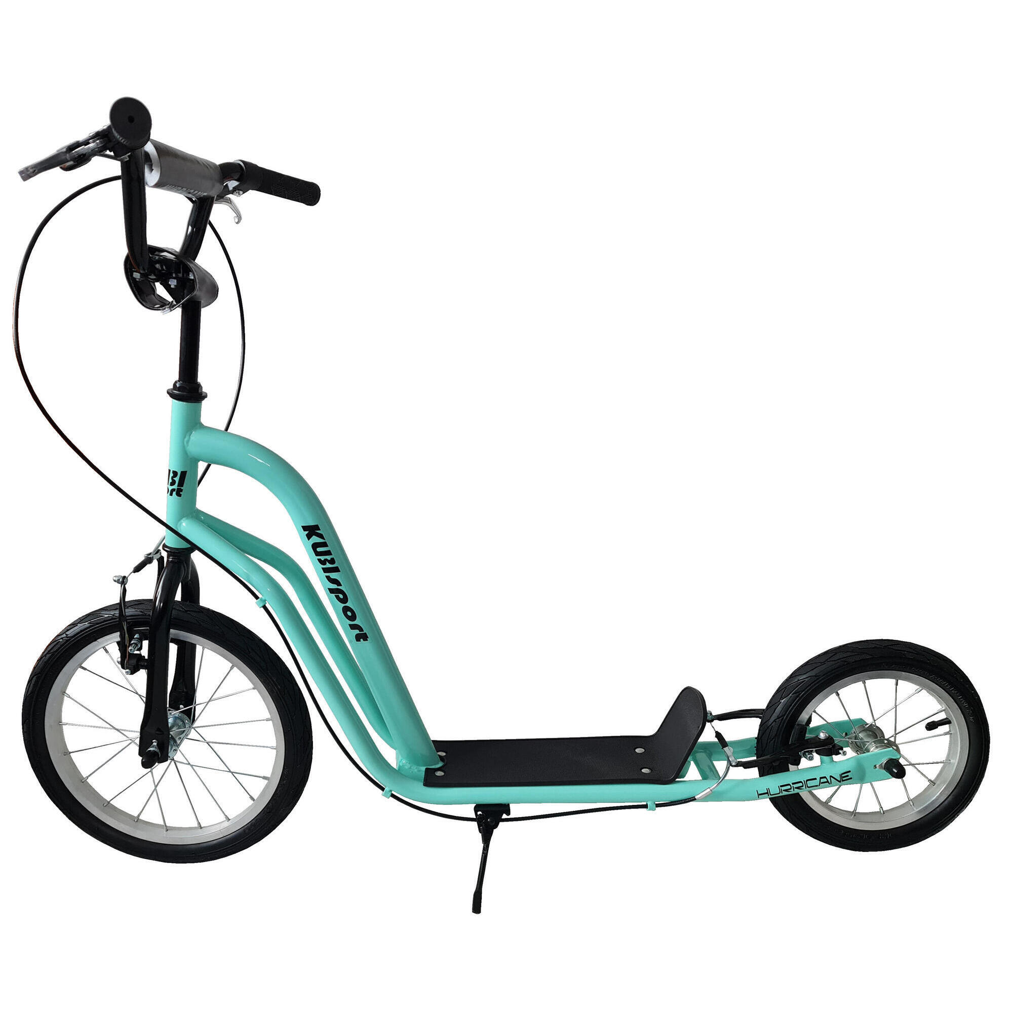 KUBISPORT Koloběžka s nafukovacími koly 16/12" Hurricane