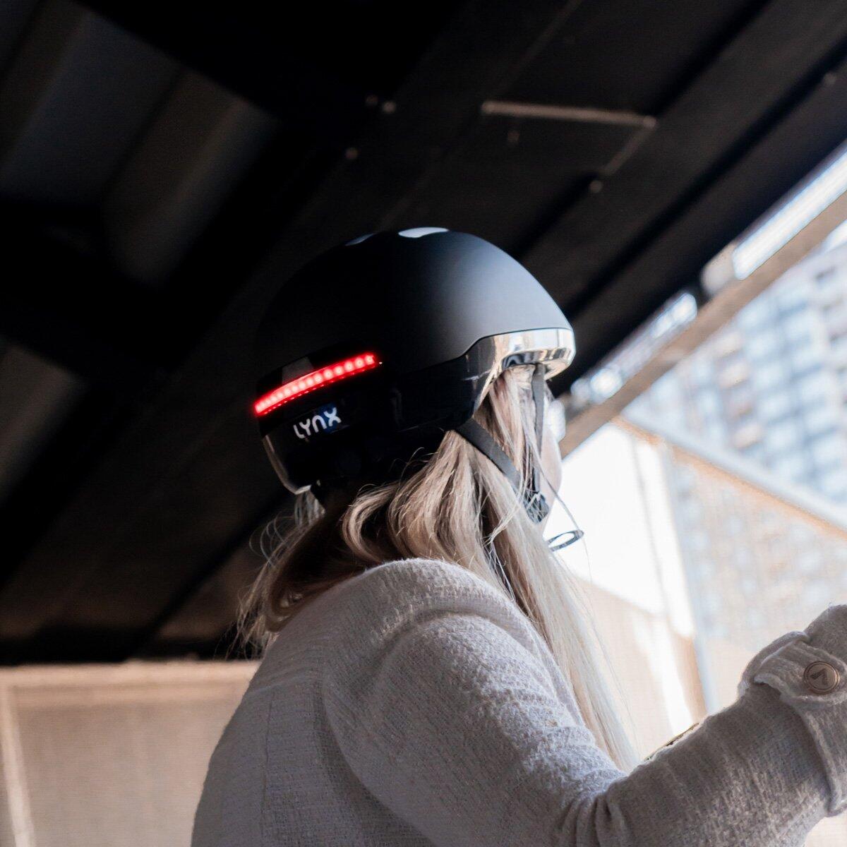 Fietshelm Citylight LYNX - met voor- en achterverlichting  - Maat M 7/7