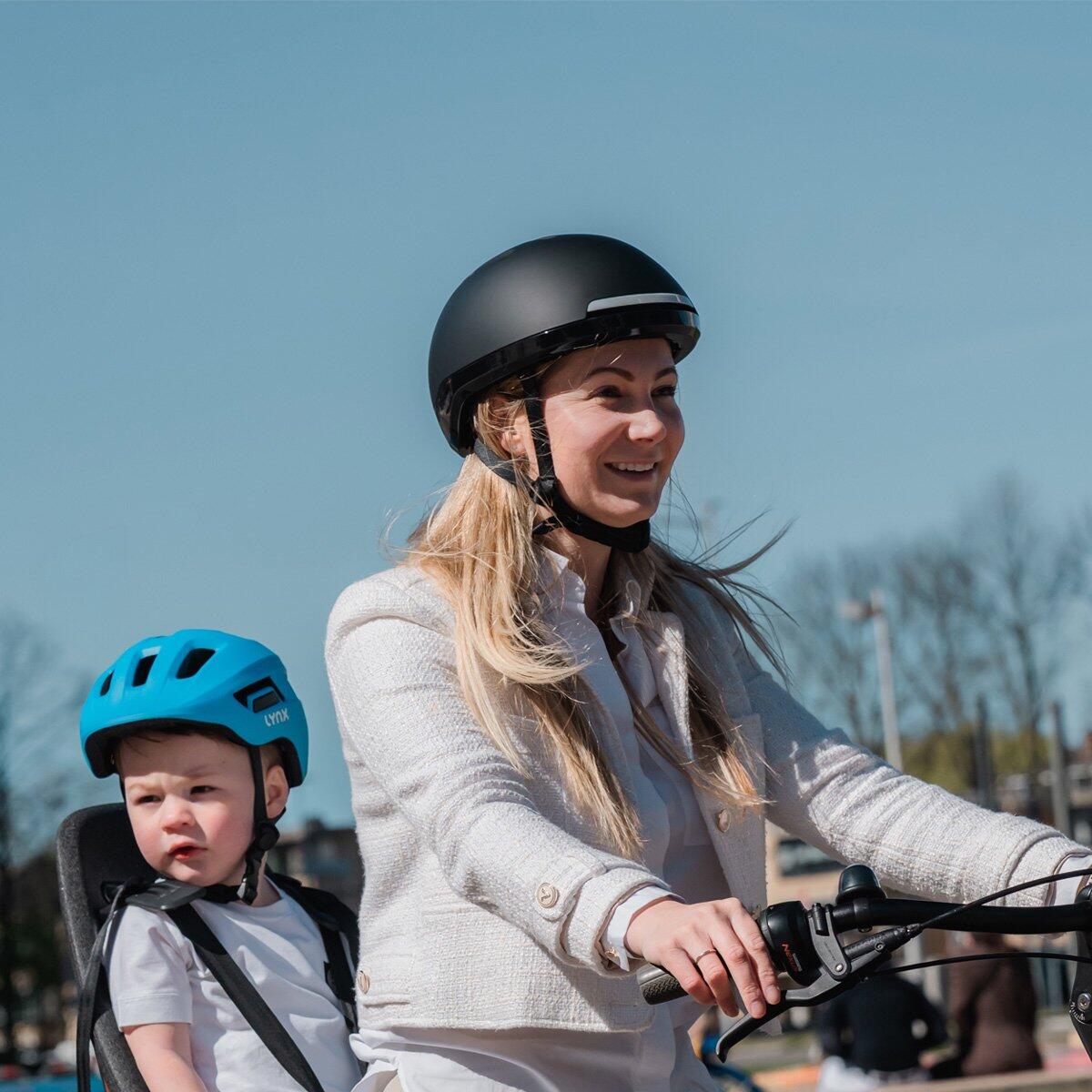 Fietshelm Citylight LYNX - met voor- en achterverlichting  - Maat M 5/7