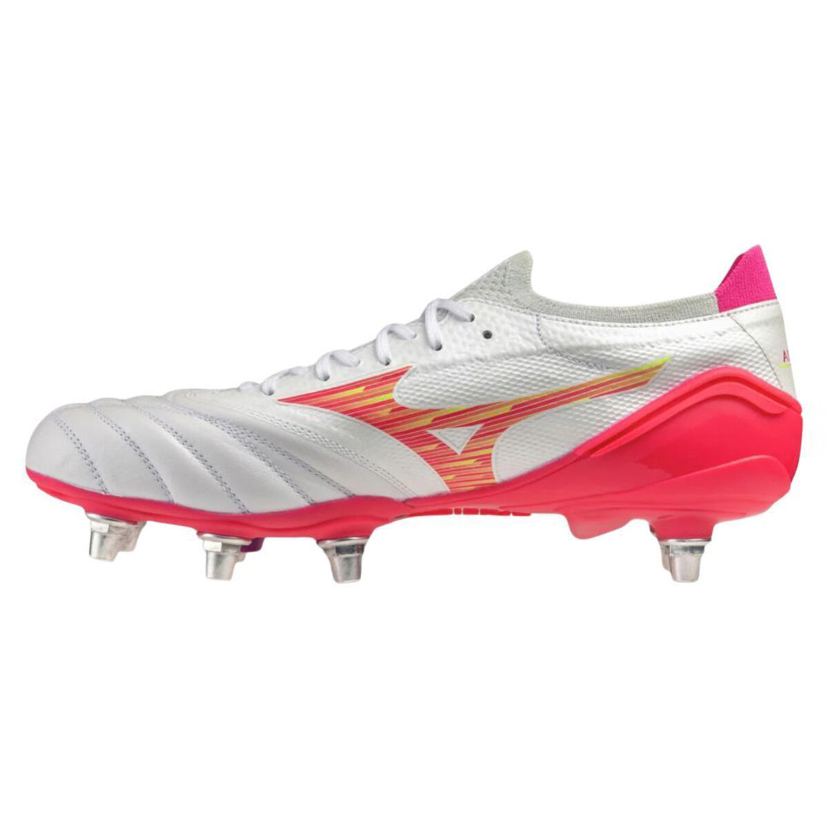 Mizuno Morelia Neo Iv B Elite Si Rugbyschoenen Wit En Roze 3/5