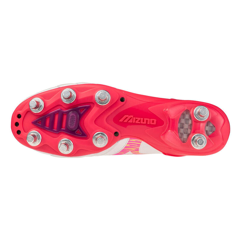 Ghete de rugby Mizuno Morelia Neo IV B Elite SI albe și roz