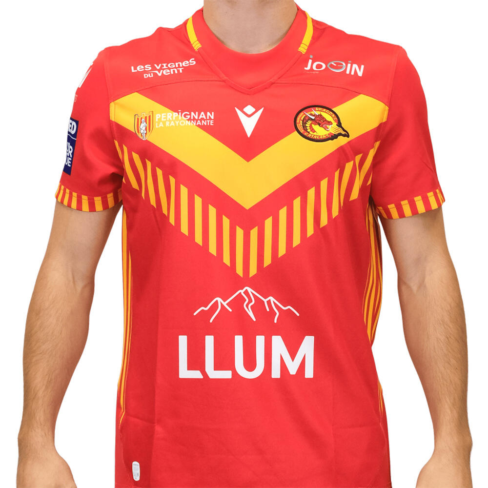 Camiseta Replica Away Dragons Catalans Macron Super League 2026 5/5