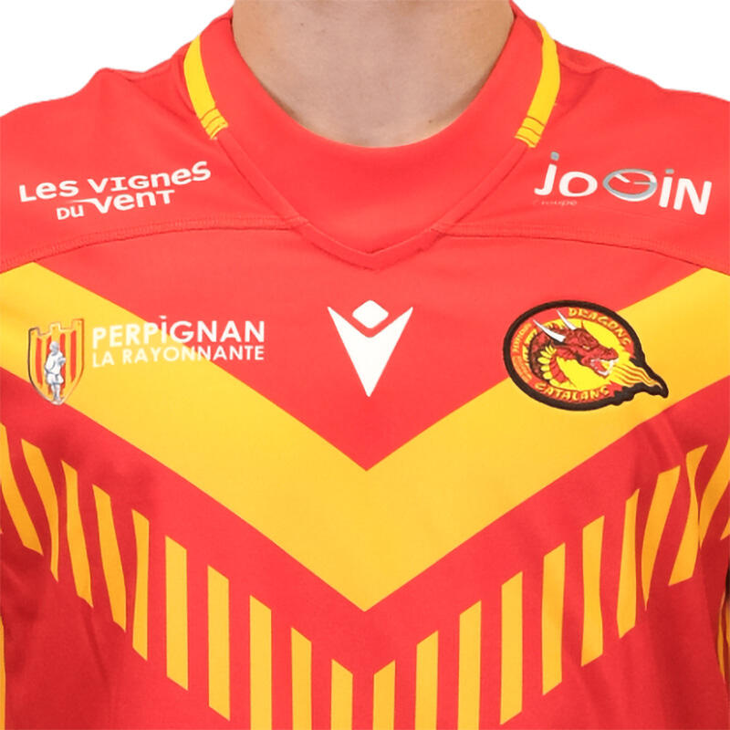 Camiseta Replica Away Dragons Catalans Macron Super League 2026 4/5