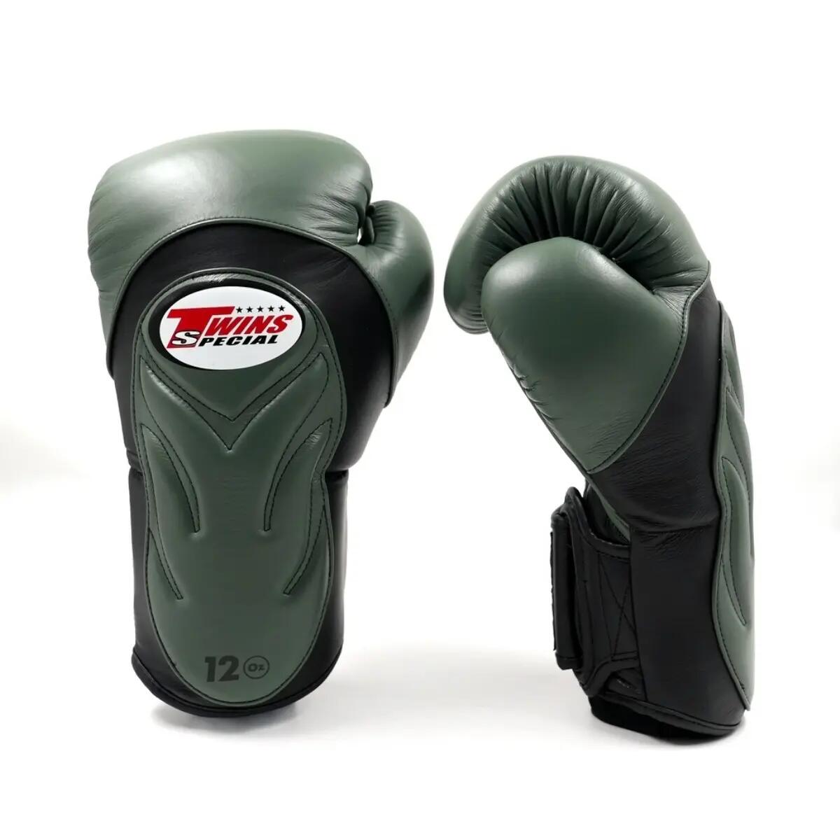 Boxhandschuhe Twins Deluxe BGVL6 Olive – 12oz 2/3