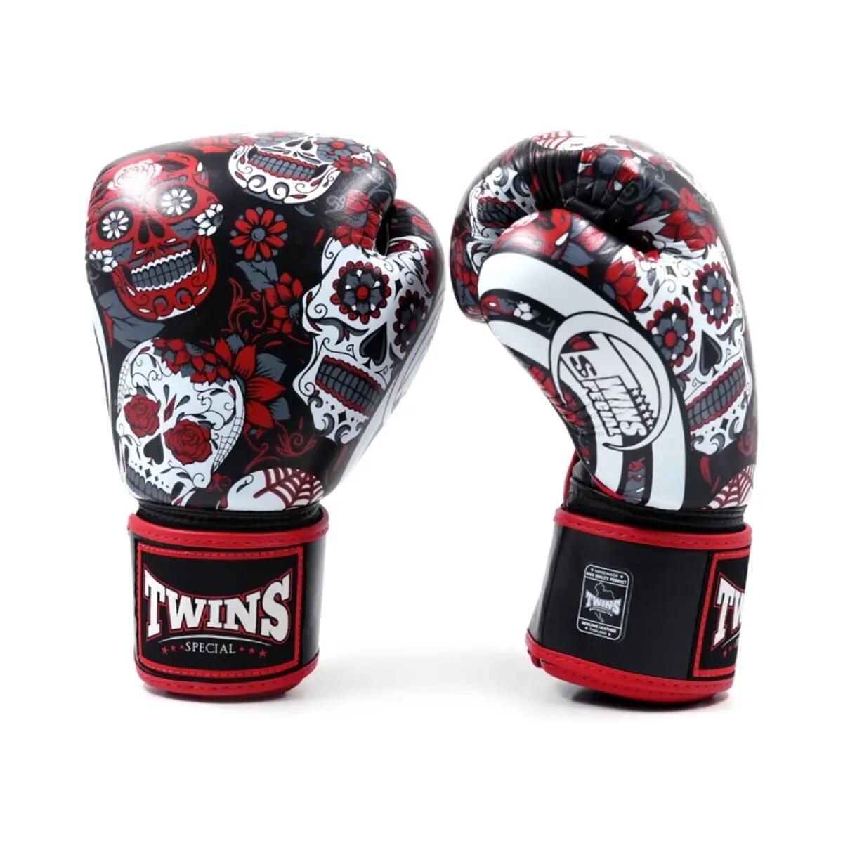 Boxhandschuhe Twins BGVL3 Skull Orange – 14oz 3/4