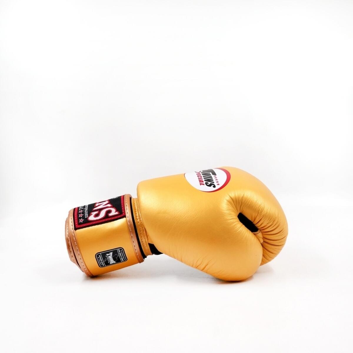 Gants de boxe Twins BGVL3 Air Noir Or – 14oz 3/3