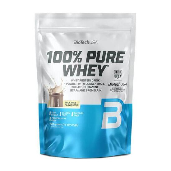 100% pure whey - 400g Riz au lait de Biotech USA