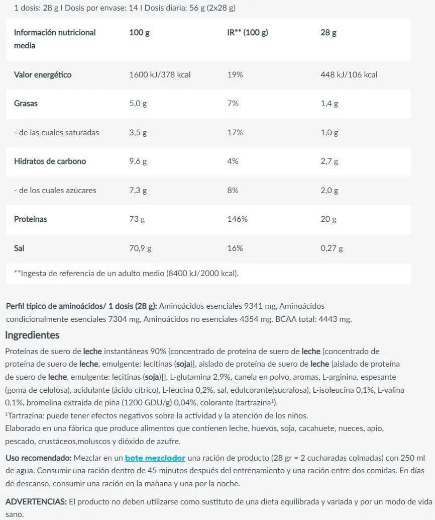 100% pure whey - 400g Tarte aux pommes de Biotech USA 2/3
