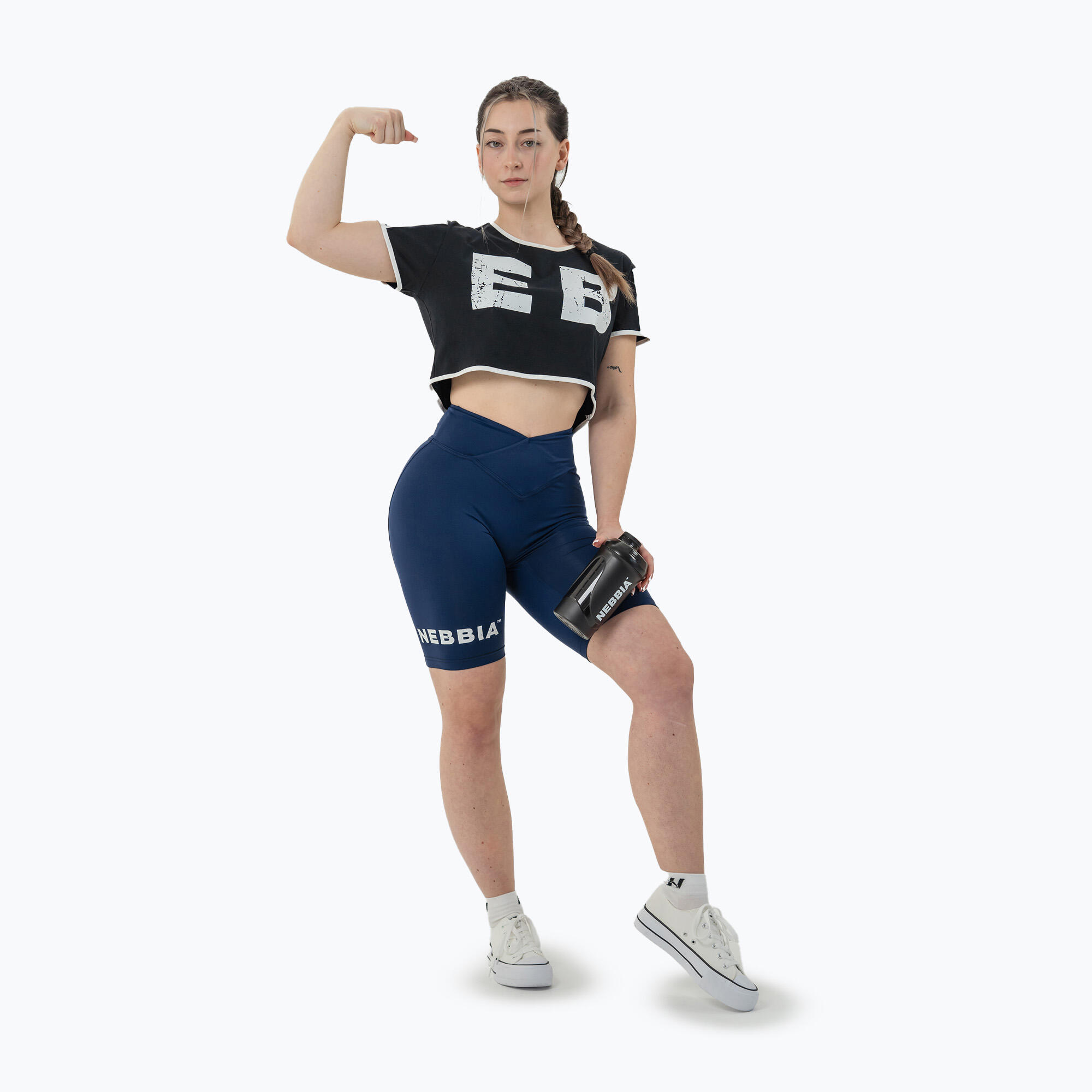 Top deportivo para mujer NEBBIA Game On negro 2/5