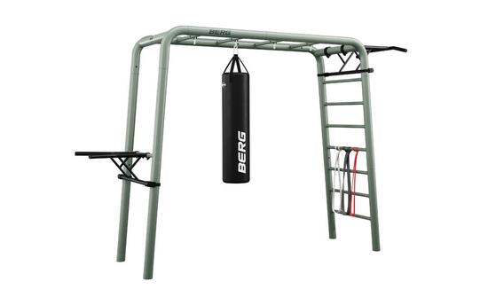 Aire de Jeux pour Enfants, PlayBase Medium + Sports set Vert