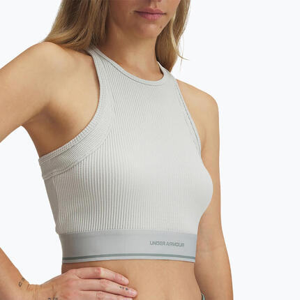 Débardeur de sport femme Under Armour Meridian Rib Branded Tank hydro