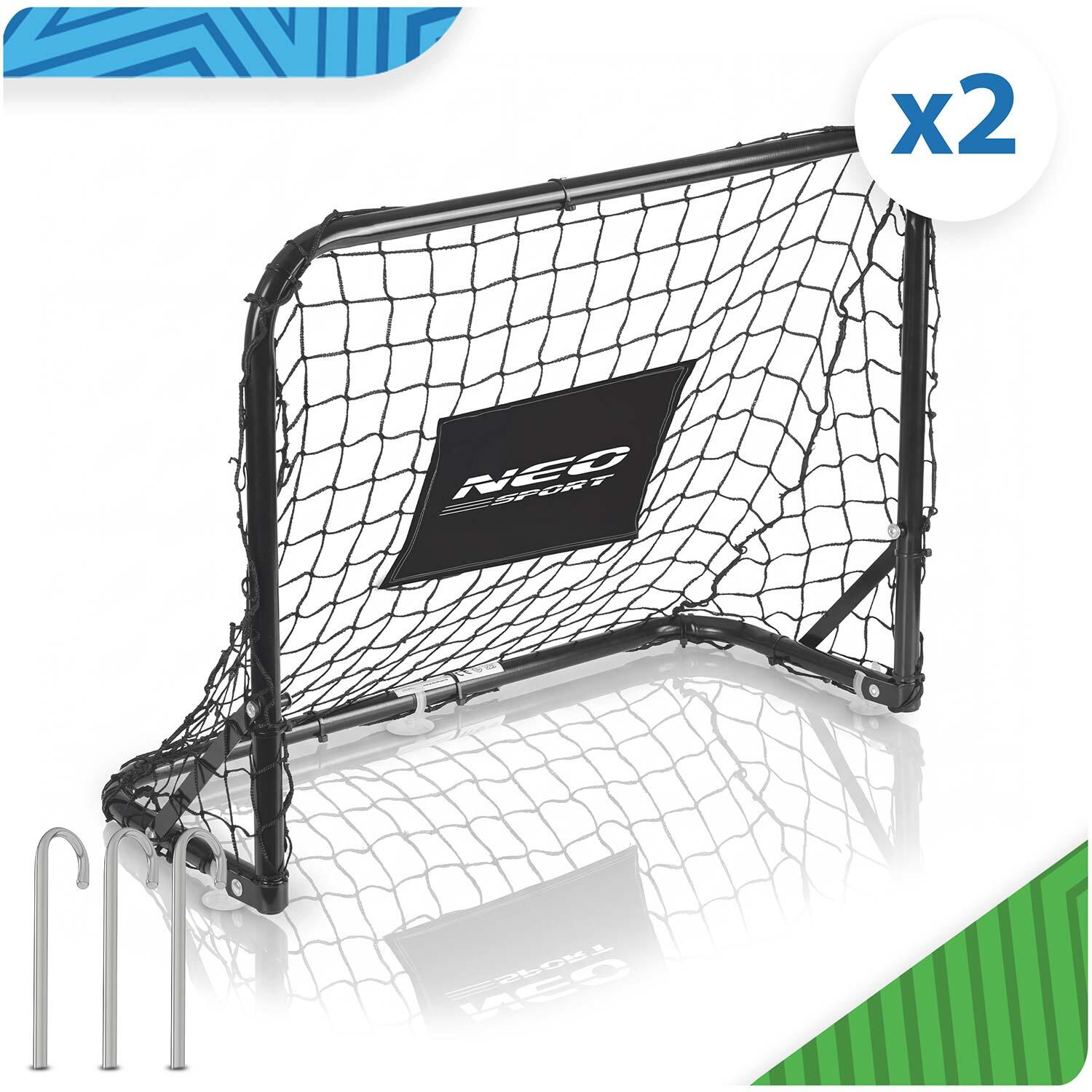 Zestaw bramka piłkarska 2 szt. Neo-sport NS-486 + pompka + piłka dla dzieci 3/7