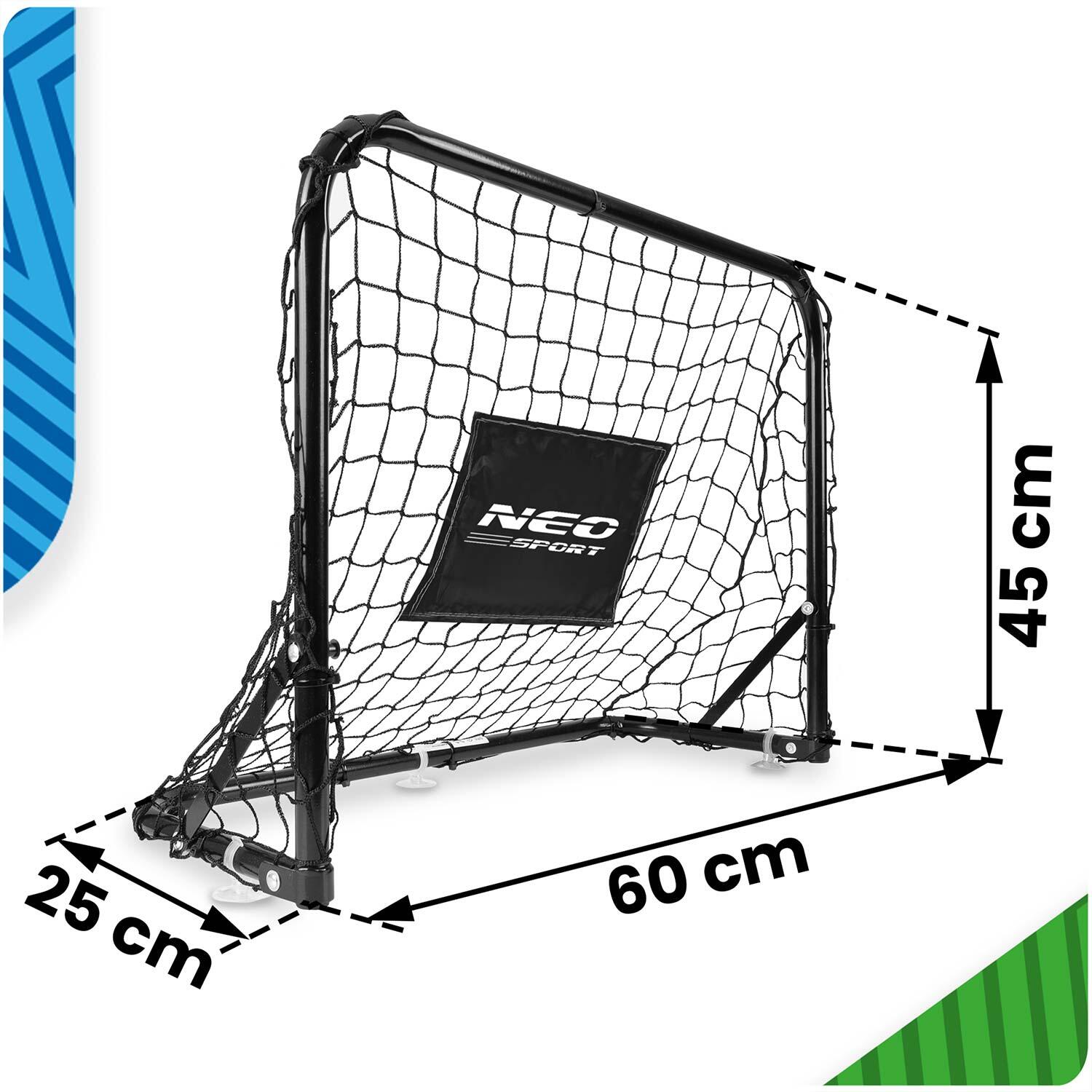 Zestaw bramka piłkarska 2 szt. Neo-sport NS-486 + pompka + piłka dla dzieci 7/7