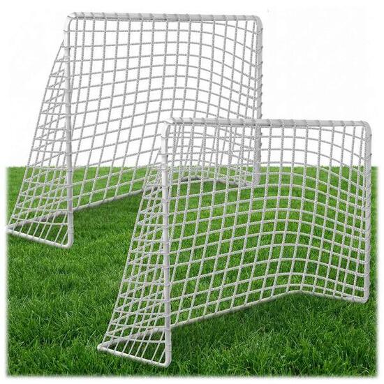 Bramka piłkarska 2 szt. Neo-sport NS-485 zestaw dla dzieci 183 x 122 cm metalowa