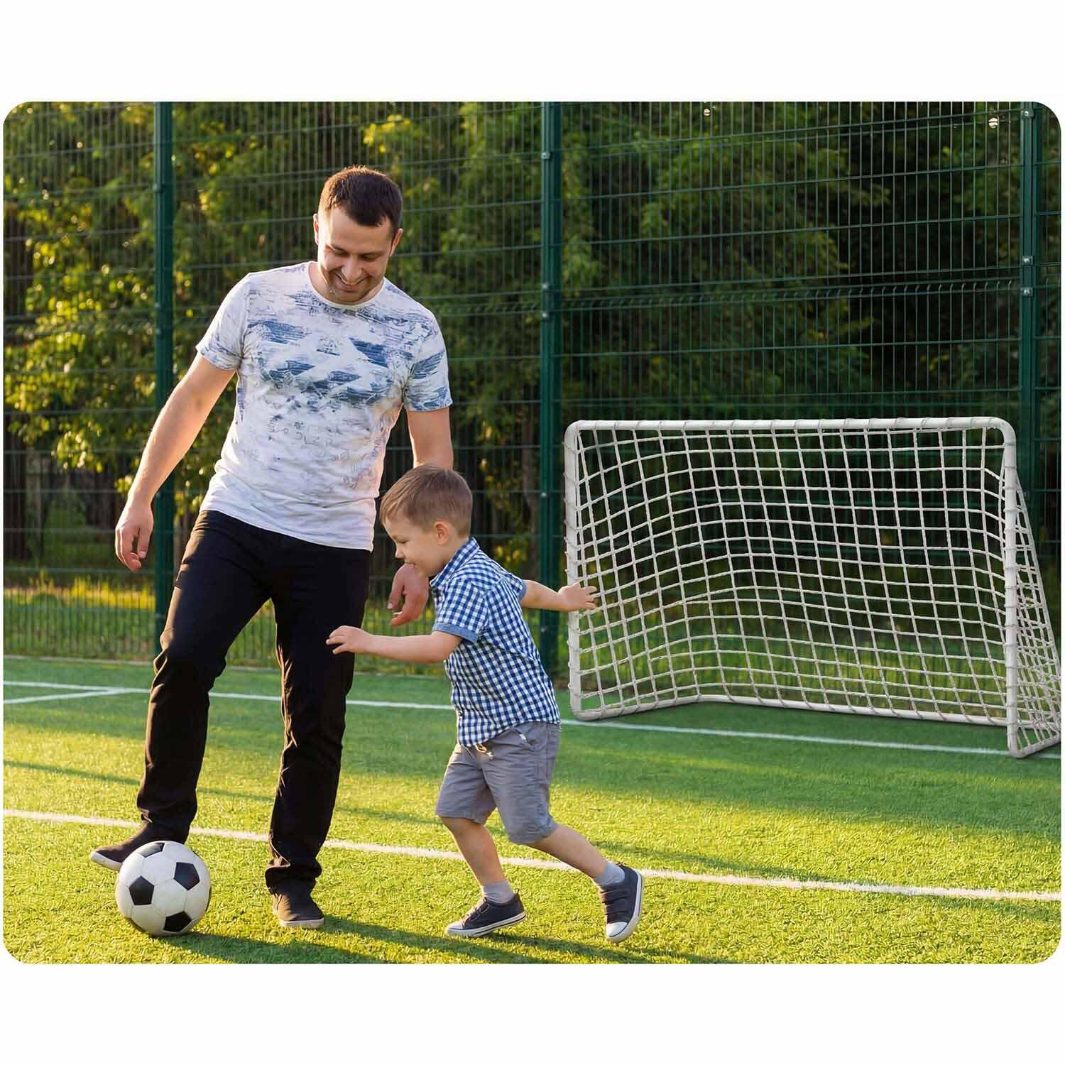 Bramka piłkarska 2 szt. Neo-sport NS-485 zestaw dla dzieci 183 x 122 cm metalowa 5/7