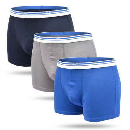 Lot de 3 boxers DIM en coton stretch