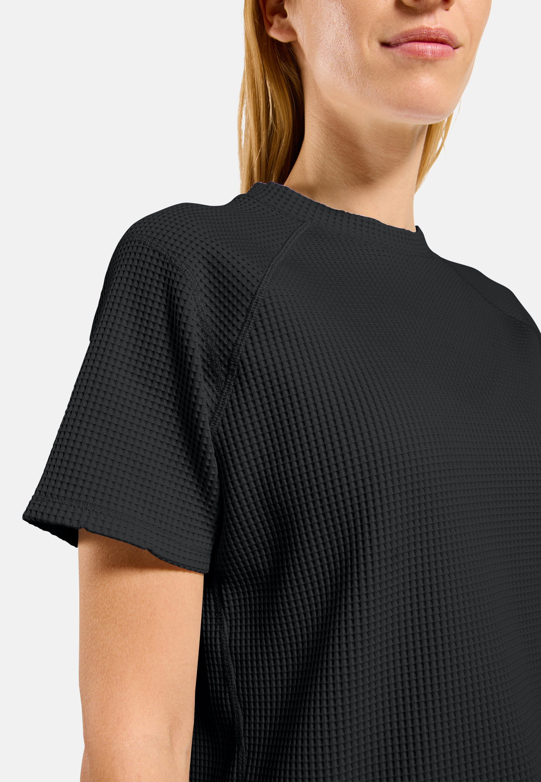 Koszulka z krótkim rękawem damska Odlo CUBIC T-shirt crew neck s/s 4/7