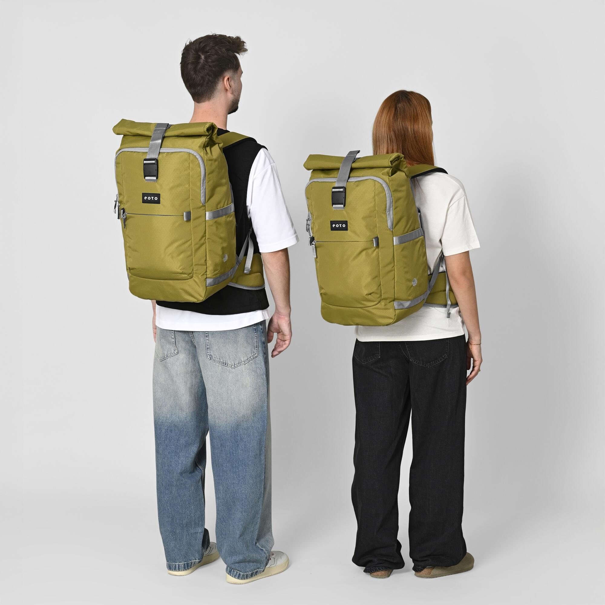 EOTO Rucksack TALL41, Roll Top, ergonomisch, nachhaltig, 41 L 2/7