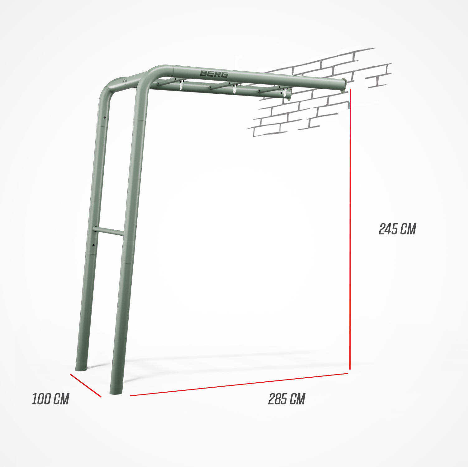 Speel- en Fitnesstoestel, PlayBase Wall Groen 7/7