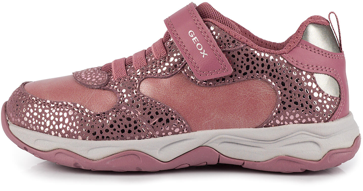 Buty dziecięce sportowe sneakersy dla dziewczynki na rzep respira GEOX CALCO 3/7