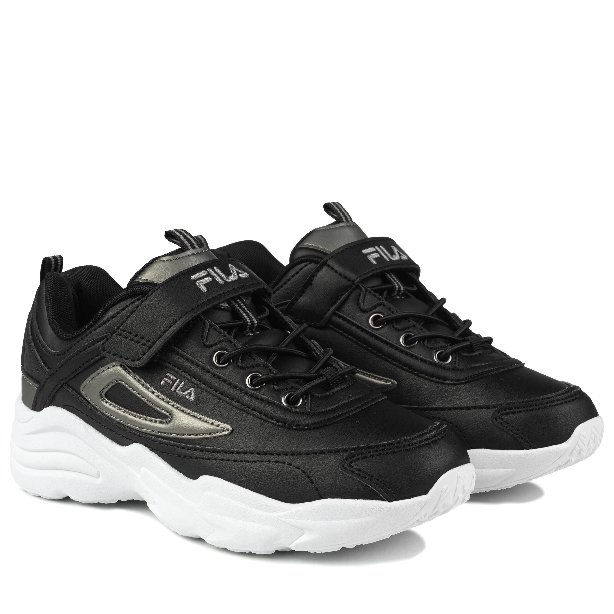 Buty dziecięce sneakersy sportowe na rzep  Fila SKYE V KIDS 5/6