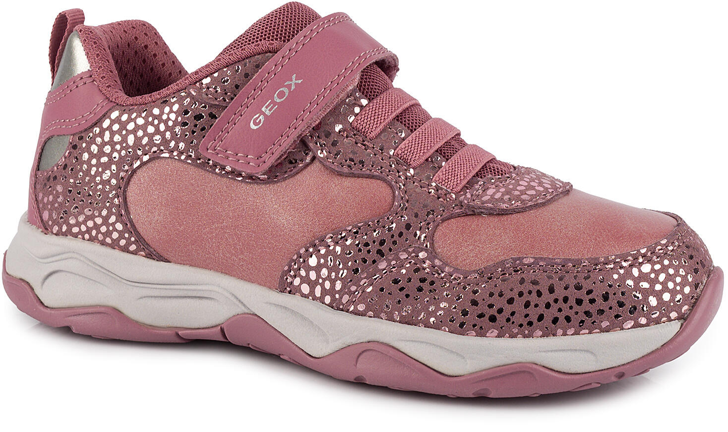 Buty dziecięce sportowe sneakersy dla dziewczynki na rzep respira GEOX CALCO 2/7