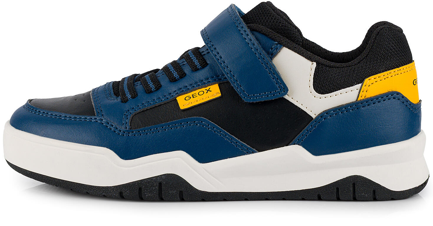 Buty dziecięce sportowe sneakersy dla chłopca ekoskóra na rzep respira GEOX PERT 3/7