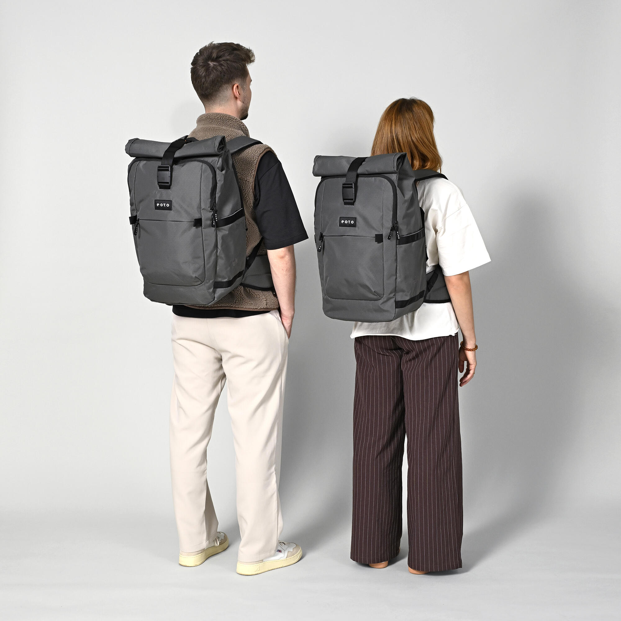 EOTO Rucksack TALL41, Roll Top, ergonomisch, nachhaltig, 41 L 2/7