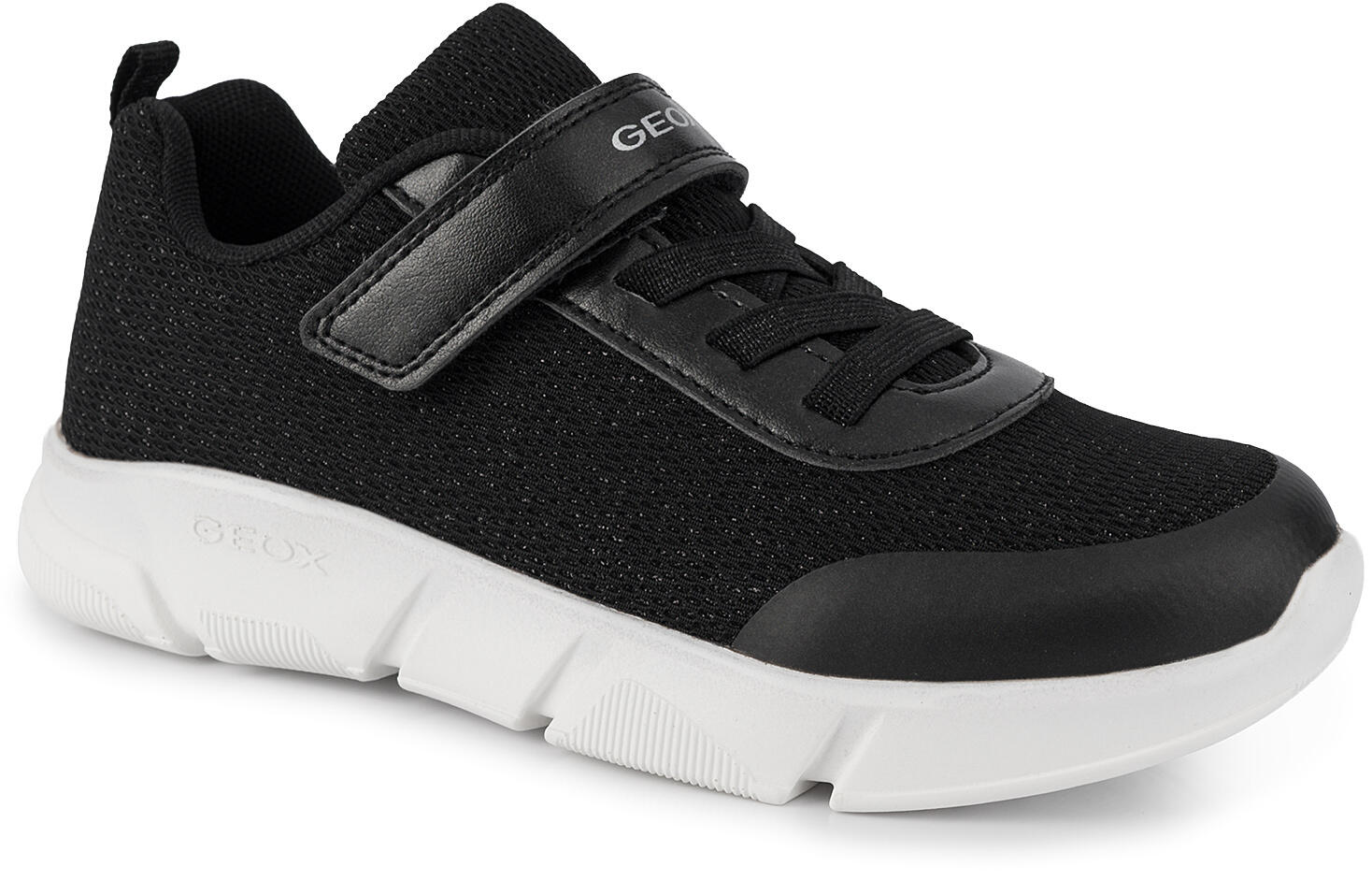 Buty dziecięce sportowe sneakersy na rzep błyszczące respira GEOX ARIL