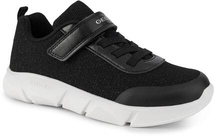 Buty dziecięce sportowe sneakersy na rzep błyszczące respira GEOX ARIL
