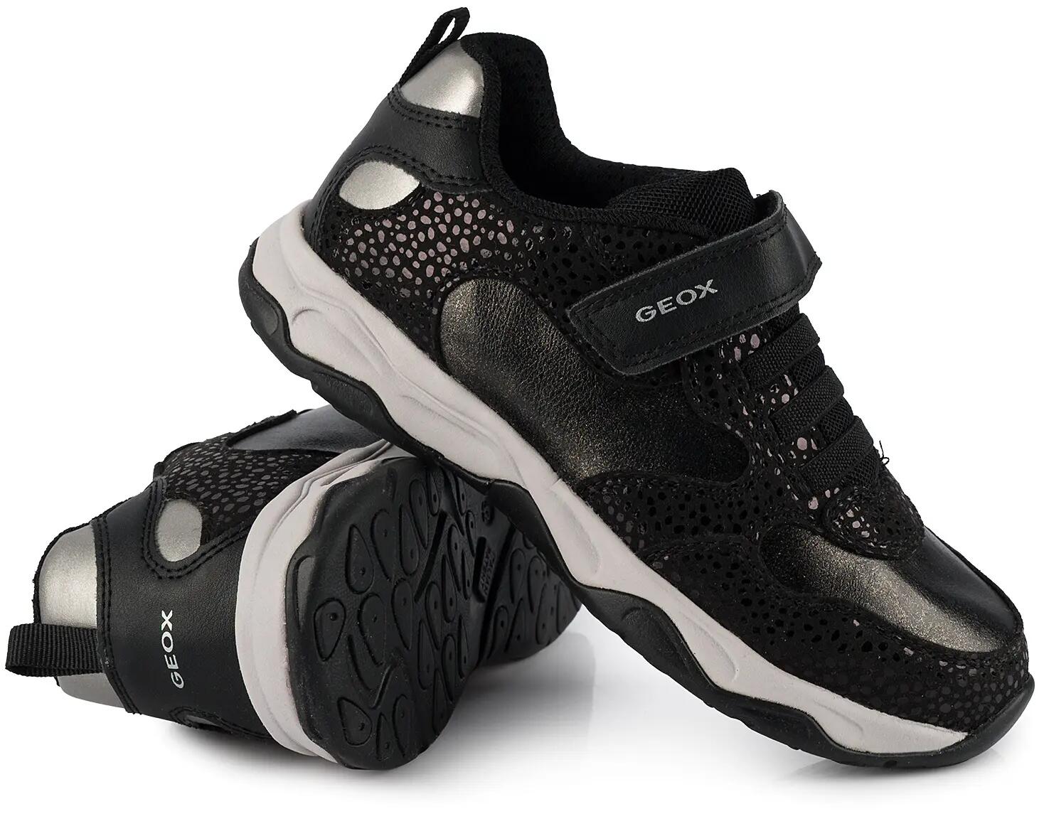 Buty dziecięce sportowe sneakersy na rzep ekoskóra respira GEOX CALCO 5/7