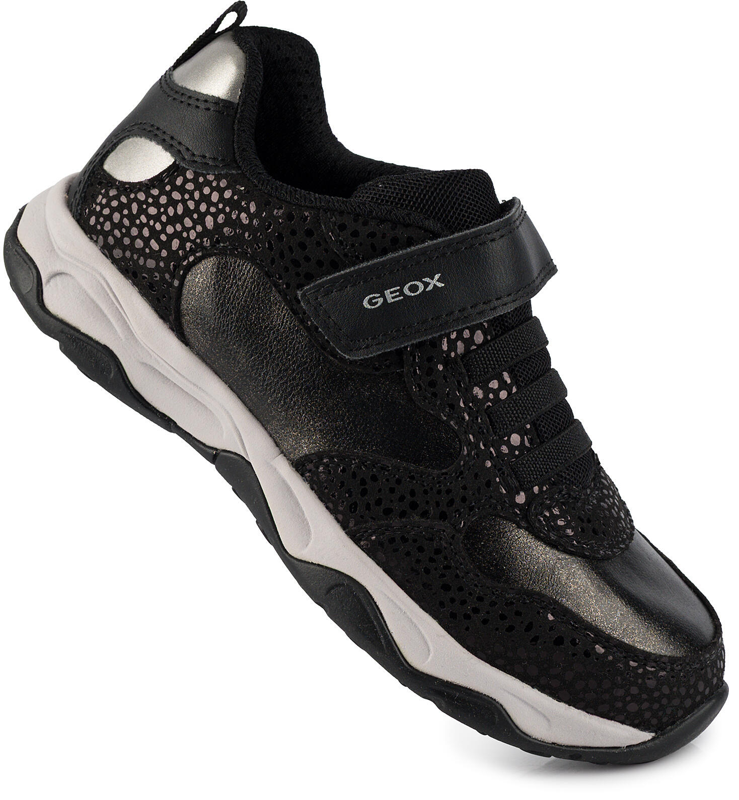 Buty dziecięce sportowe sneakersy na rzep ekoskóra respira GEOX CALCO