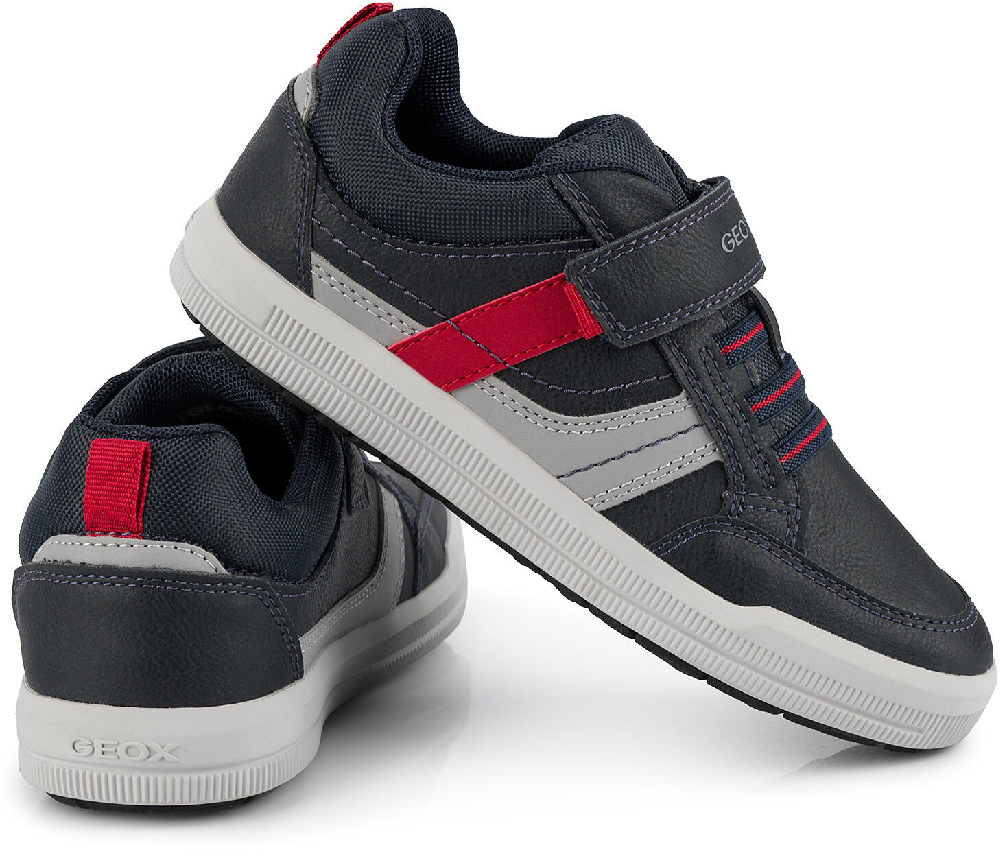 Buty dziecięce sportowe sneakersy dla chłopca na rzep ekoskóra GEOX ARZACH 4/7